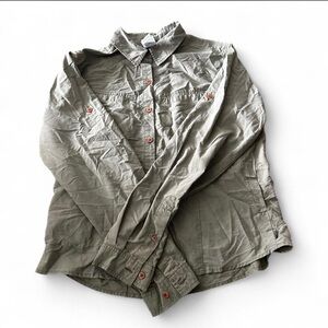 The North Face Olive Green Button-Down Shirt